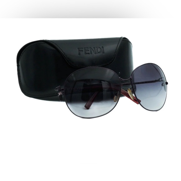 VINTAGE FENDI FS359R Purple Metal Sunglasses Vintage 90s 00s used - Picture 2 of 15